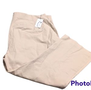 a new day beige/khaki plus size pants 24W NWT,
